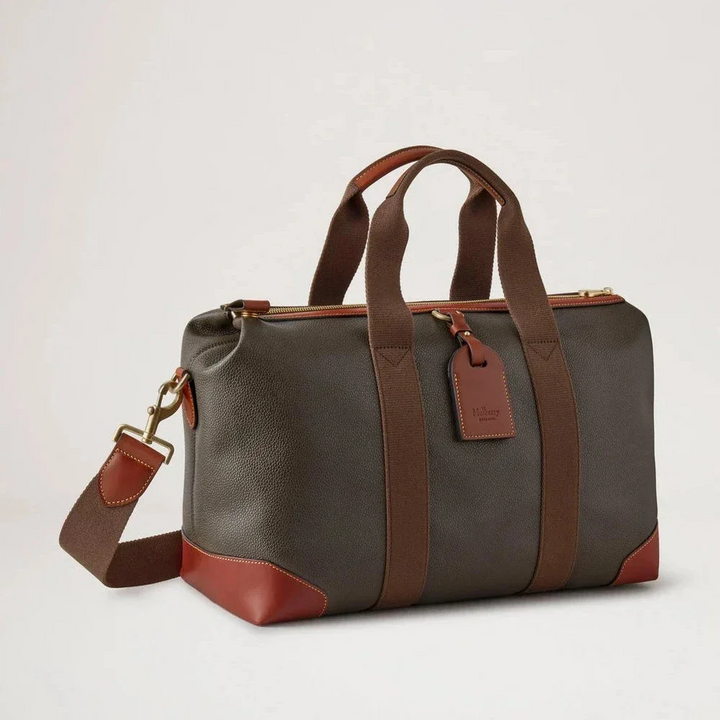 Mulberry Heritage Day Clipper Mole & Cognac Printed BioVeg Scotchgrain – HS5195/127Q330