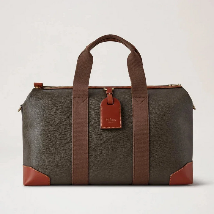 Mulberry Heritage Day Clipper Mole & Cognac Printed BioVeg Scotchgrain – produktbillede 2