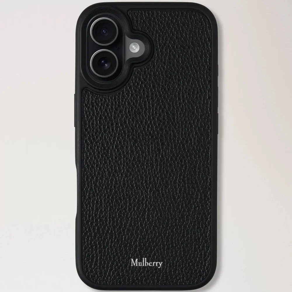 Mulberry Iphone 17 Case Small Classic Grain Black – RL8910/205A100