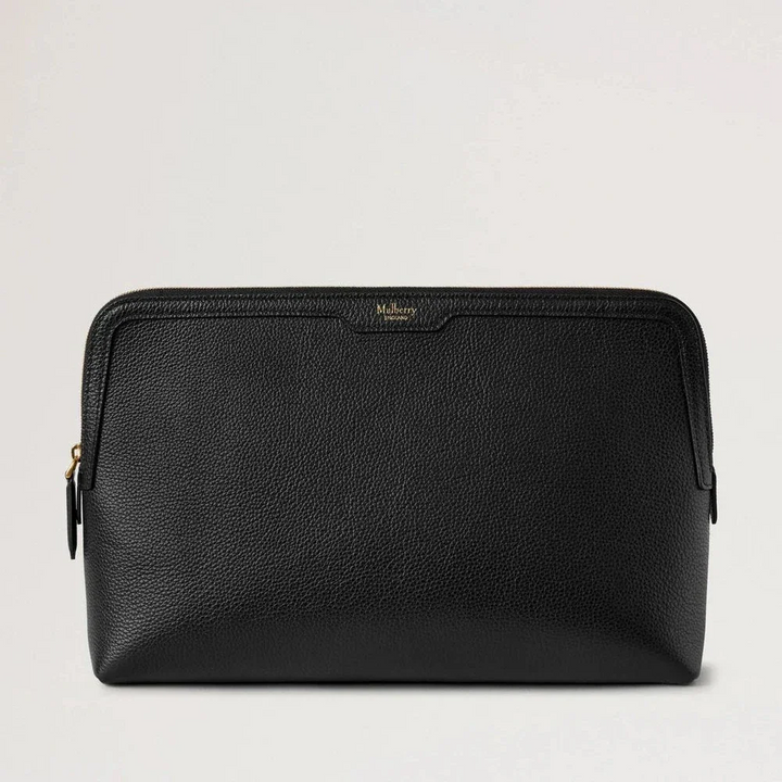 Mulberry Large Cosmetic Pouch Black Small Classic Grain – RL8790/205A100