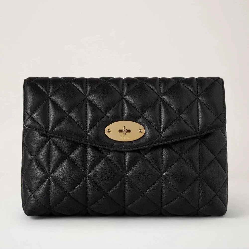 Mulberry Large Darley Cosmetic Pouch Black Quilting – RL8897/676A100
