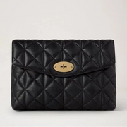 Mulberry Large Darley kosmetiikkalaukku Black Quilting 