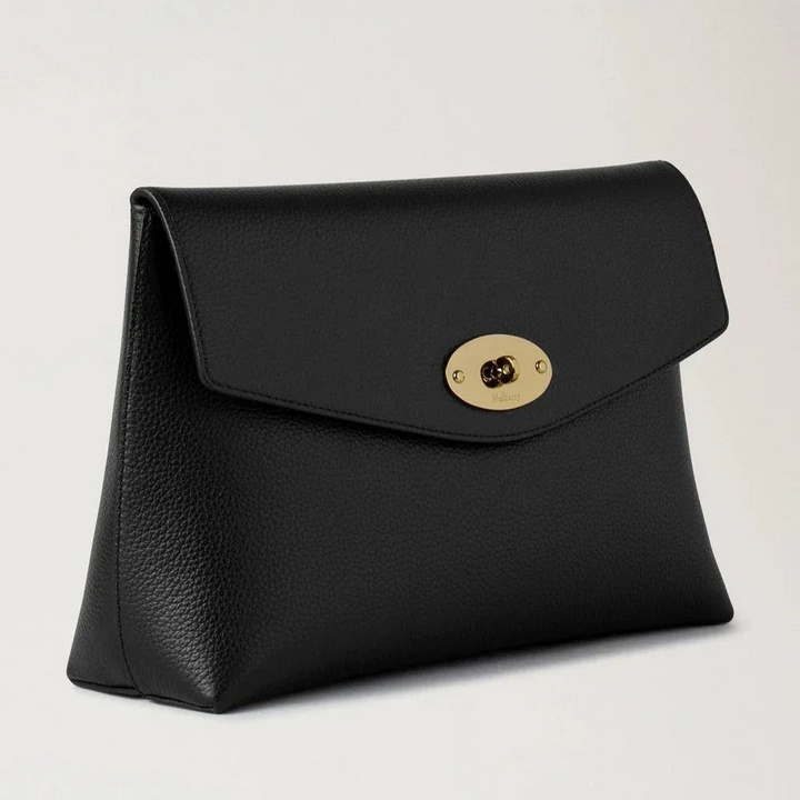 Mulberry Large Darley Cosmetic Pouch Black Small Classic Grain – produktbillede 2