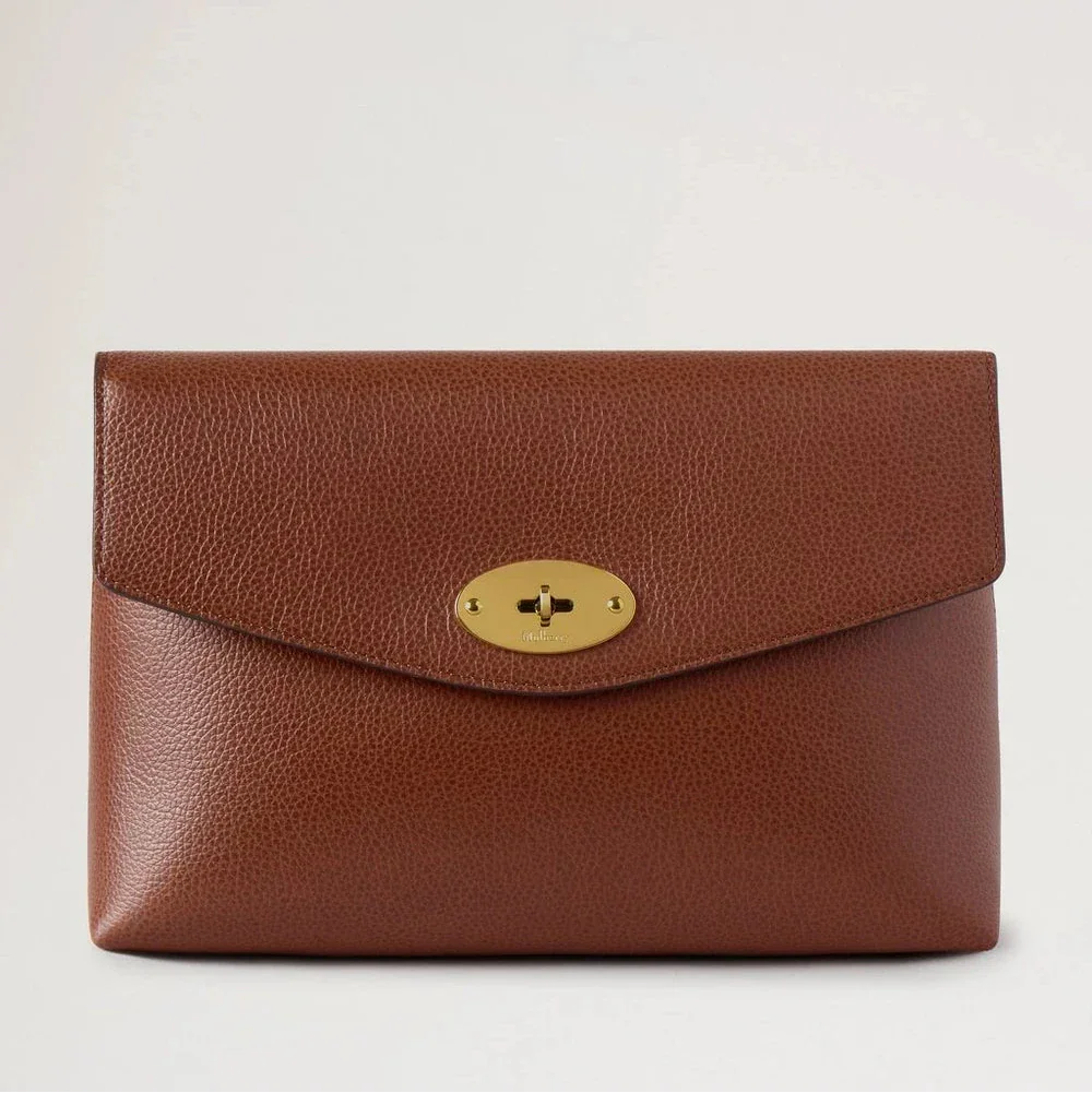 Mulberry Large Darley Cosmetic Pouch Oak Small Classic Grain – RL8853/552G110