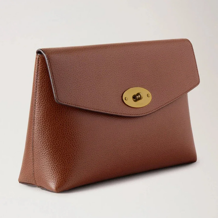 Mulberry Large Darley Cosmetic Pouch Oak Small Classic Grain – produktbillede 2