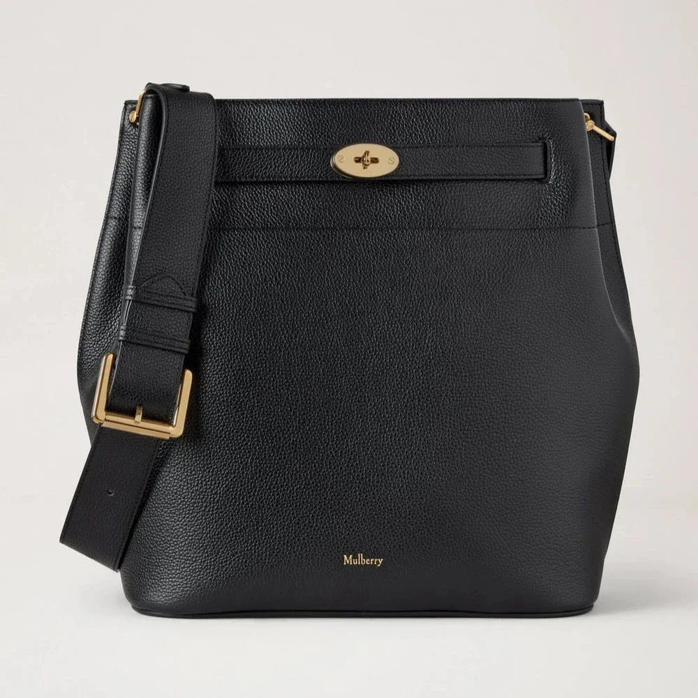 Mulberry Large Islington Bucket Small Classic Grain Black – HH9825/205A100