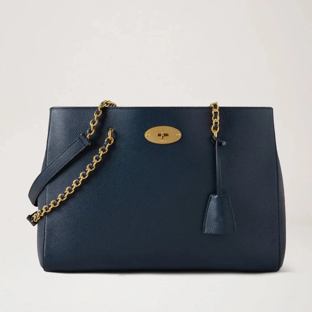 Mulberry Lily Chain Tote Night Sky Small Classic Grain – HH9576/205U888