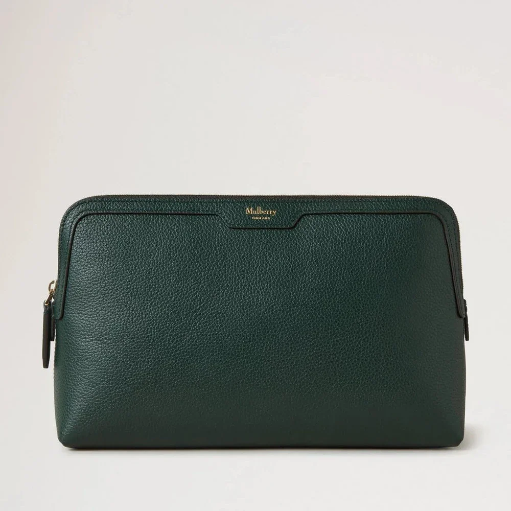 Mulberry Medium Cosmetic Pouch Mulberry Green Small Classic Grain – RL8319/205Q633