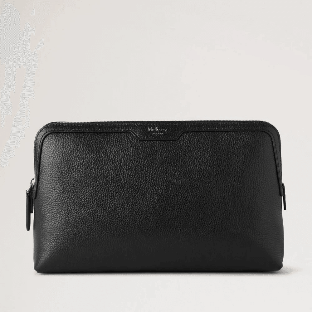 Mulberry Medium Cosmetic Pouch Small Classic Grain Black – RL8319/205A100