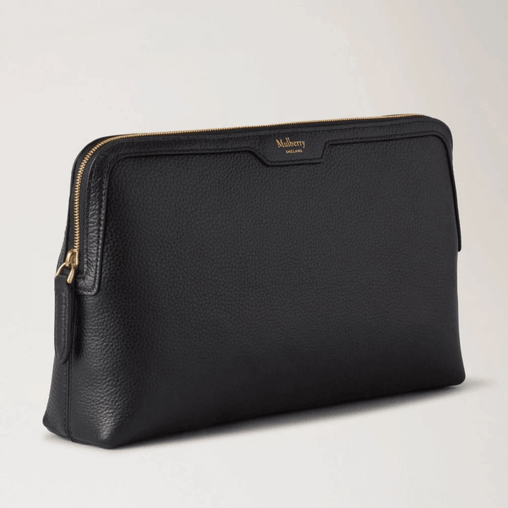 Mulberry Medium Cosmetic Pouch Small Classic Grain Black – produktbillede 2