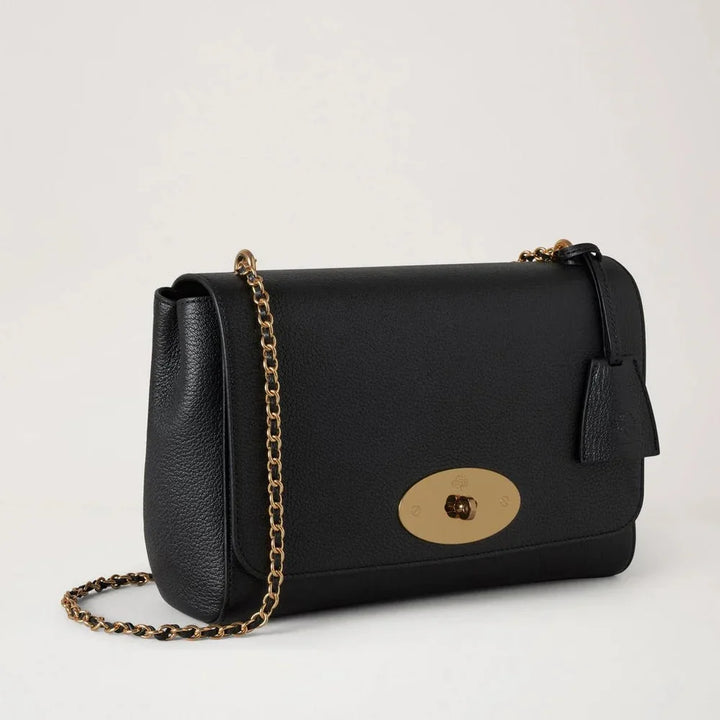 Mulberry Medium Lily Black Glossy Goat – produktbillede 2