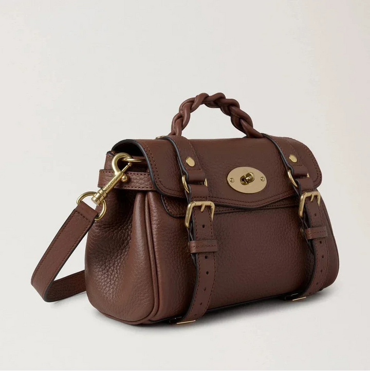 Mulberry Mini Alexa Bright Oak Heavy Grain – produktbillede 2