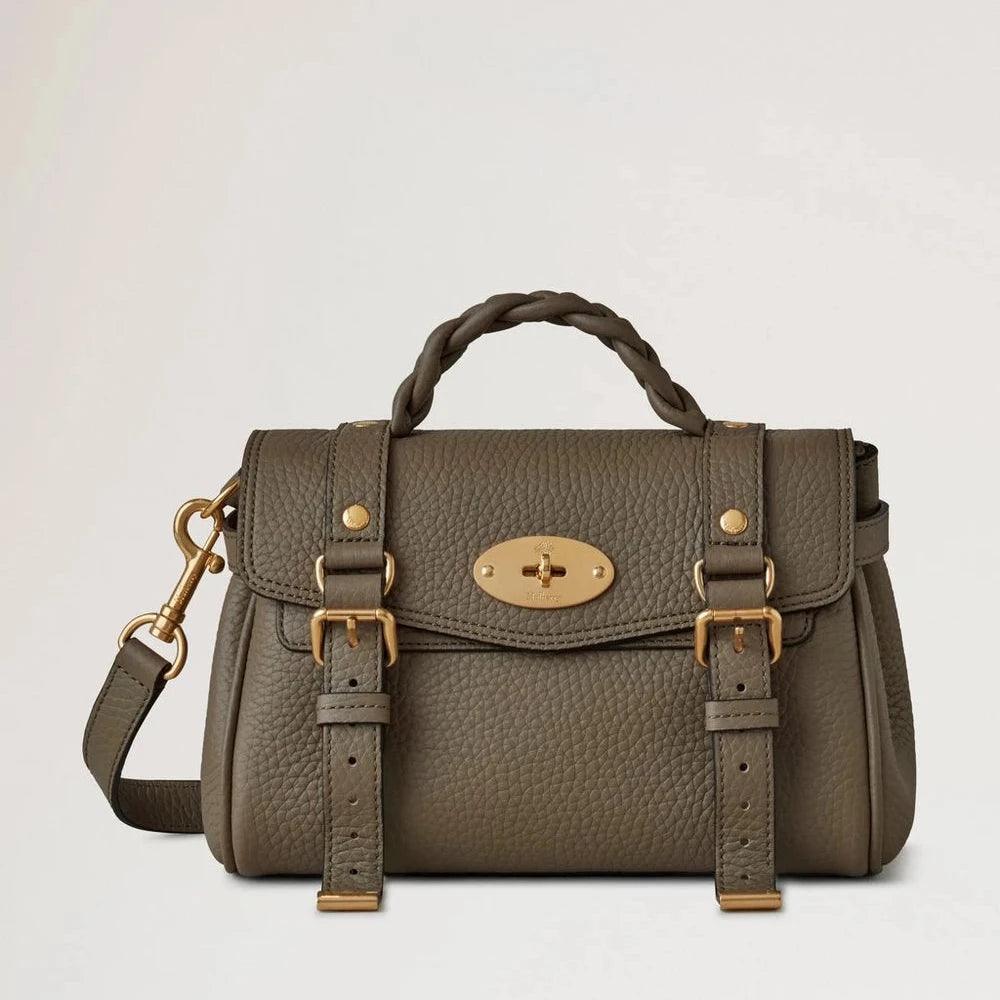 Mulberry Mini Alexa Heavy Grain Linen Green – RL6595/736R563