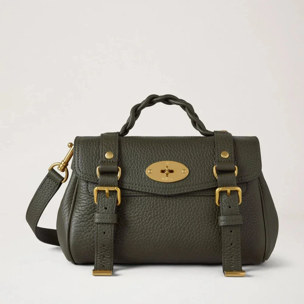 Mulberry Mini Alexa Juniper Green Heavy Grain – RL6595/736Q749