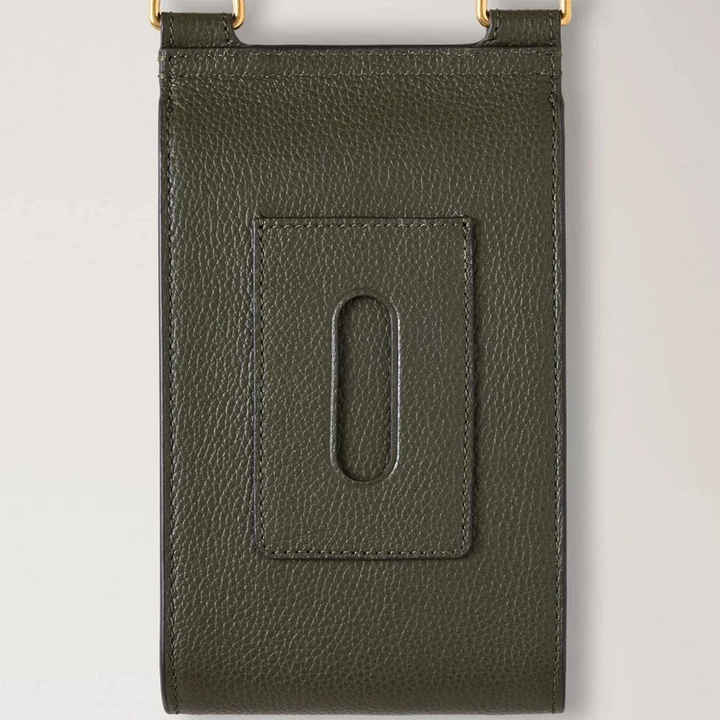 Mulberry Mini Antony Pouch Small Classic Grain Juniper Green – produktbillede 2