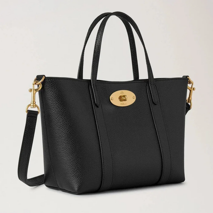 Mulberry Mini Bayswater Tote Small Classic Grain Black – produktbillede 2