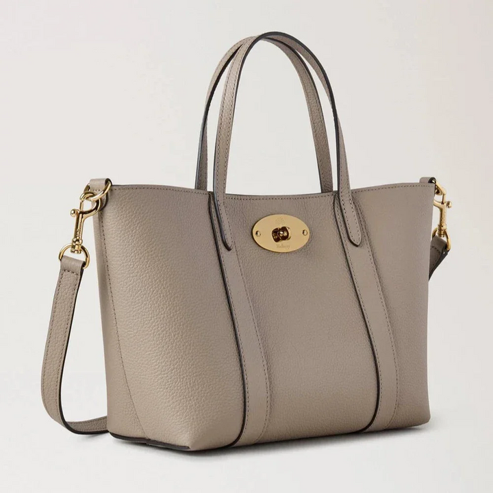 Mulberry Mini Bayswater Tote Small Classic Grain Cashmere Taupe – produktbillede 2