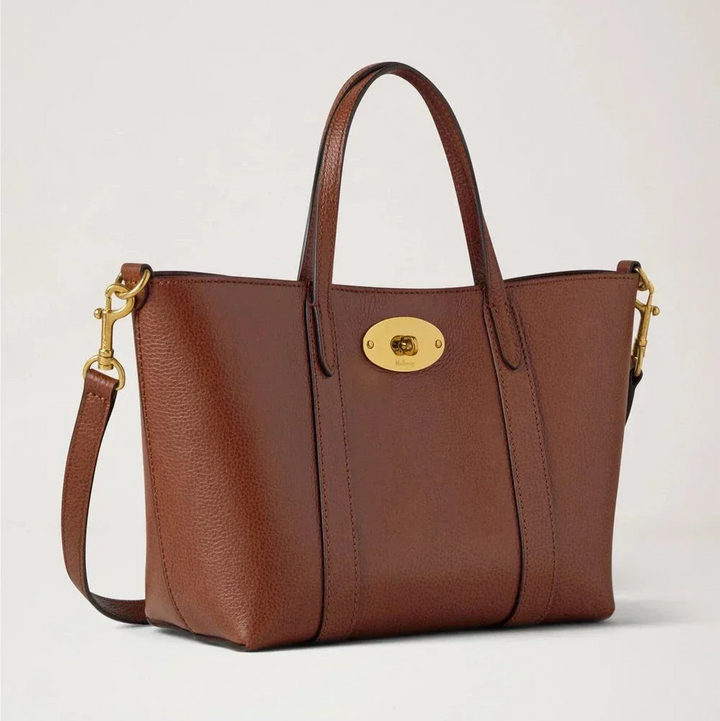 Mulberry Mini Bayswater Tote Small Classic Grain Two Tone Oak – produktbillede 2