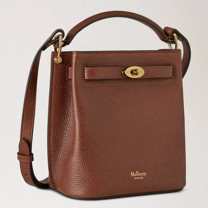 Mulberry Mini Islington Bucket Oak Two-Tone Small Classic Grain – produktbillede 2