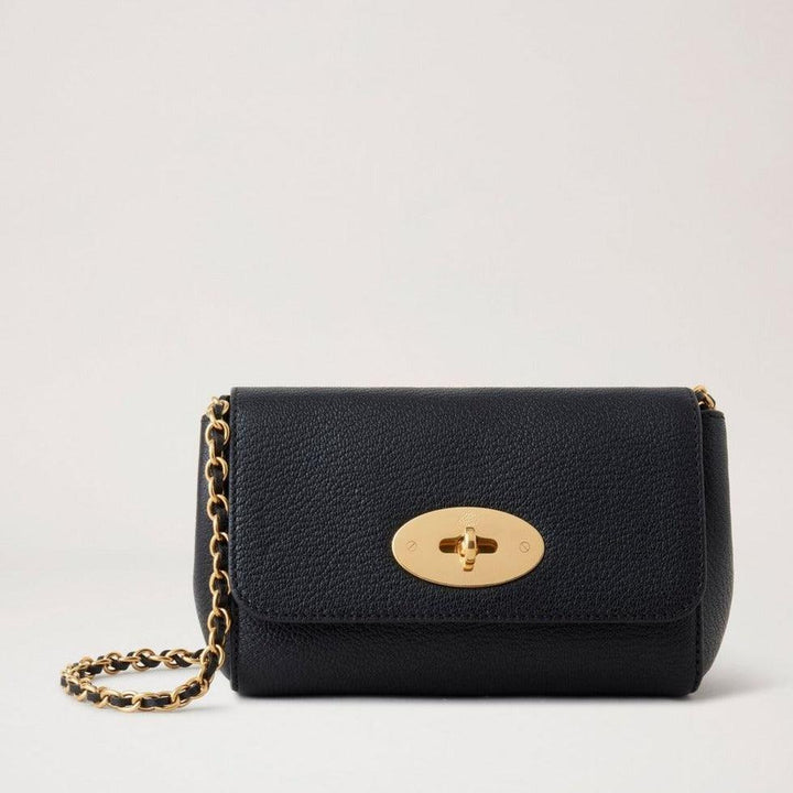 Mulberry Mini Lily Glossy Goat Black - New Size – RL7943/874A100