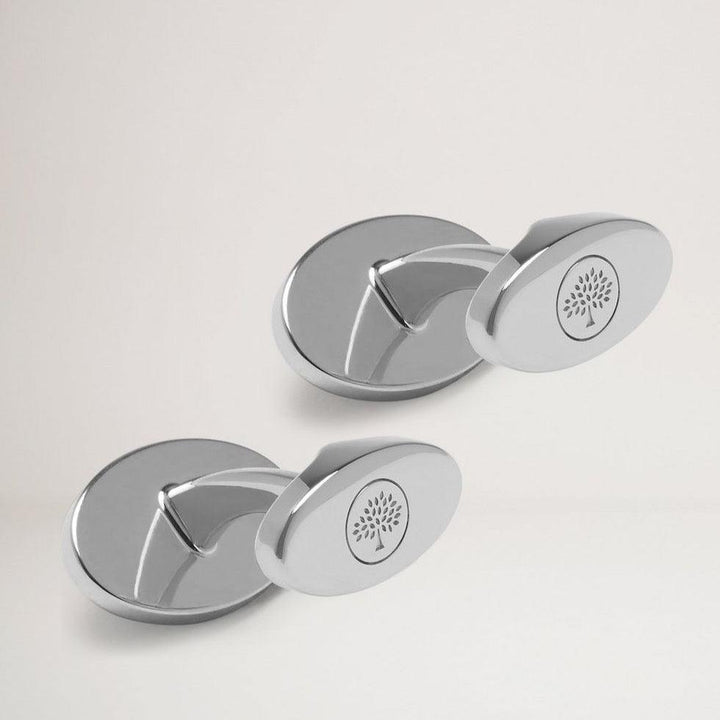 Mulberry Oval Tree and Rivet Cufflinks – produktbillede 2