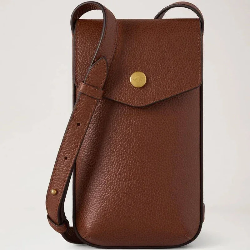 Mulberry Press Stud Phone Pouch Oak – RL9007/552G110