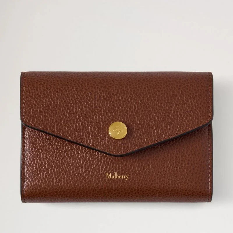 Mulberry Press Stud Wallet Oak Small Classic Grain – RL9008/552G110
