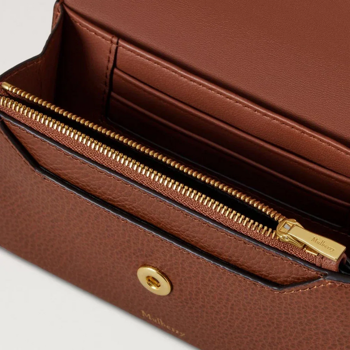 Mulberry Press Stud Wallet Oak Small Classic Grain – produktbillede 2
