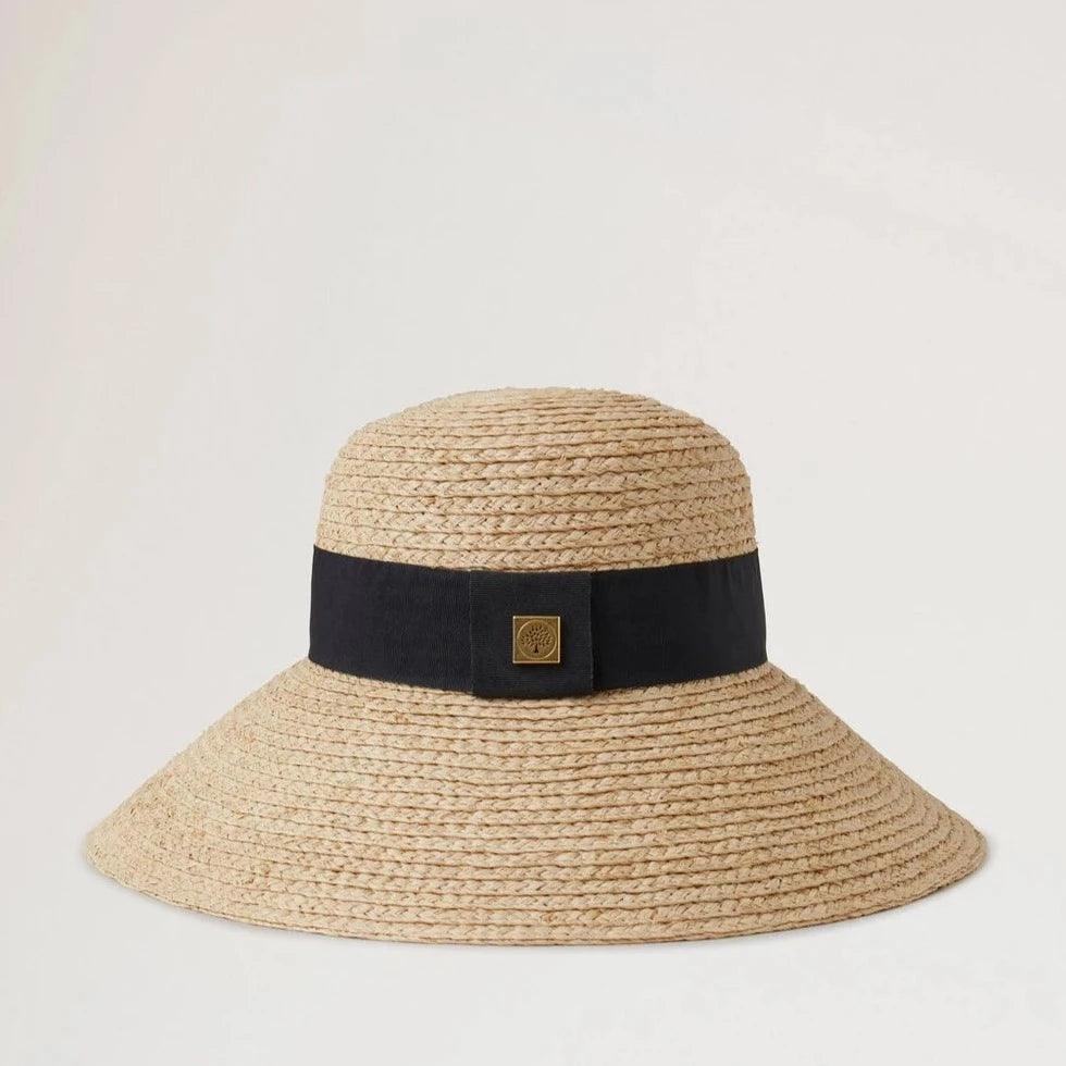 Mulberry Raffia Sun Hat Wide Brim – VH4136/060H120-001