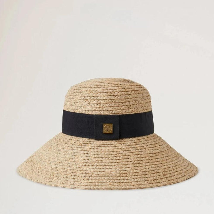 Mulberry Raffia Sun Hat Wide Brim – VH4136/060H120-001