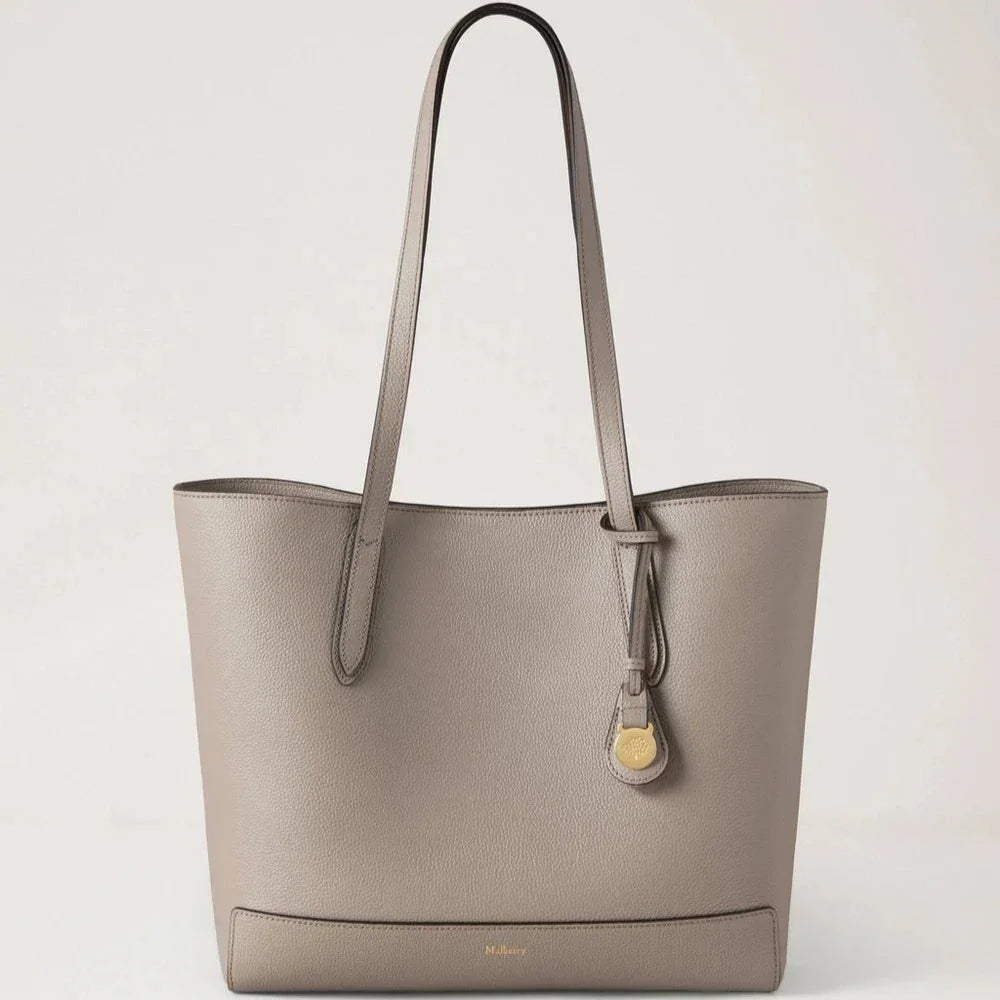 Mulberry Shopper Cashmere Taupe Small Classic Grain – HH9833/205F924