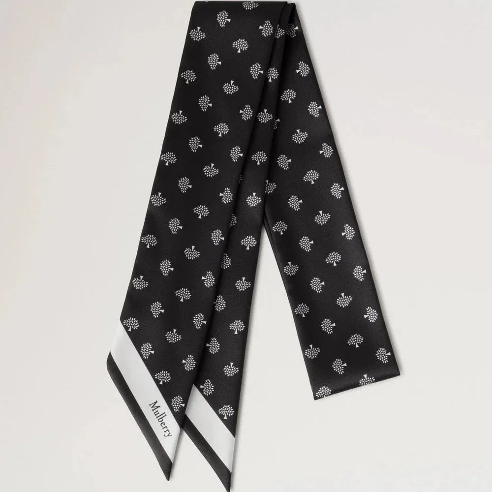 Mulberry Skinny Scarf - Mulberry Tree Black – VS4774/984A100