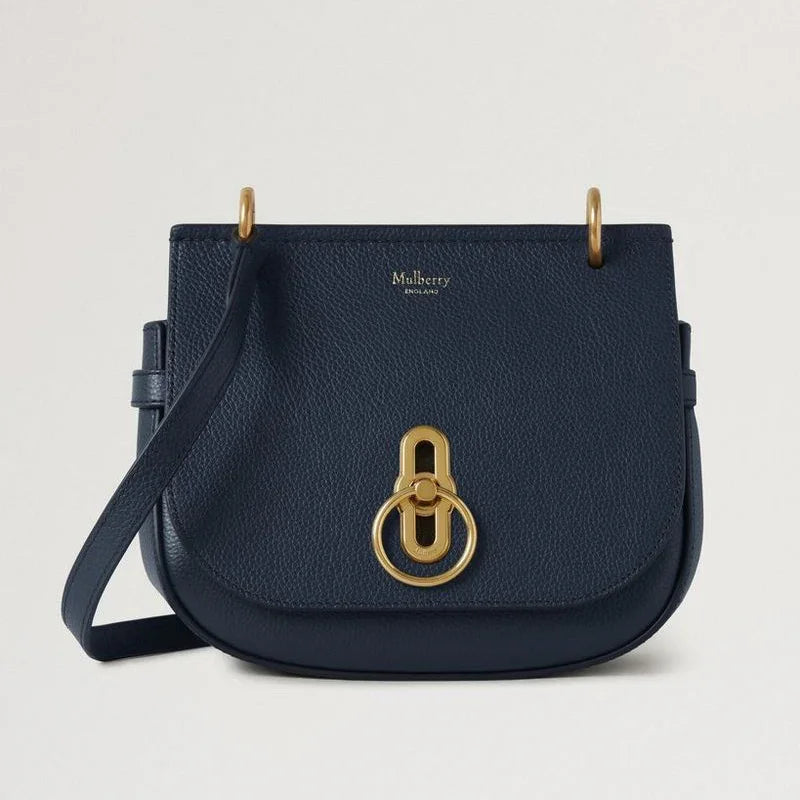 Mulberry Small Amberley Satchel Small Classic Grain Night Sky – HH4966/205U888