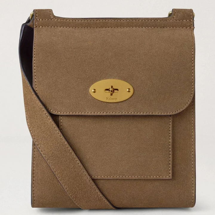 Mulberry Small Antony N Salcombe Sand Suede – HH9893/047P705
