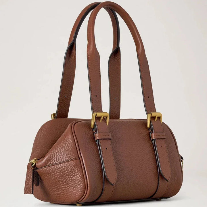 Mulberry Small Boston Bright Oak Heavy Grain – produktbillede 2