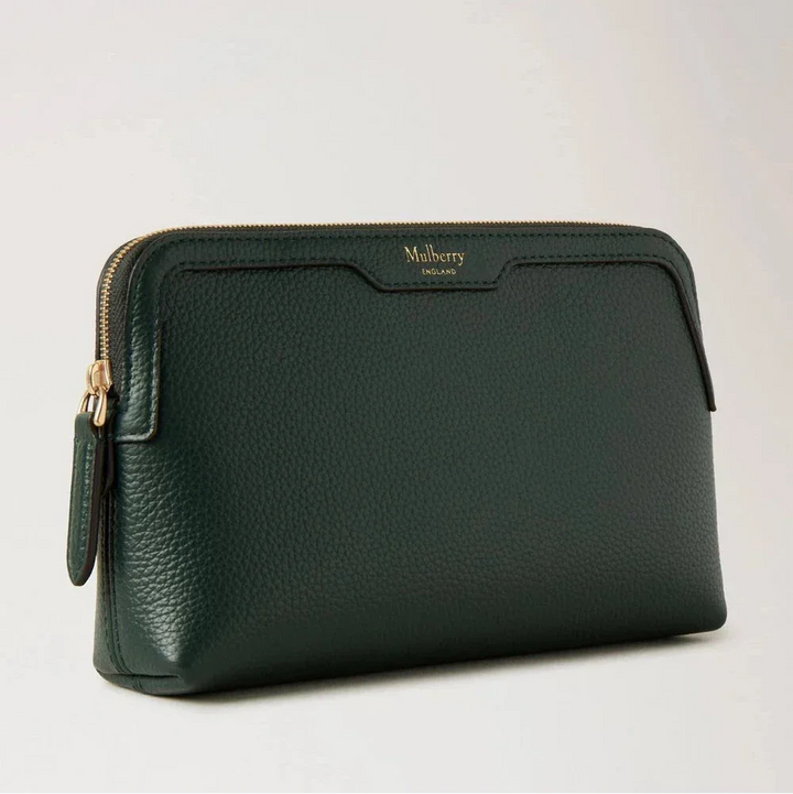 Mulberry Small Cosmetic Pouch Mulberry Green Small Classic Grain – produktbillede 2