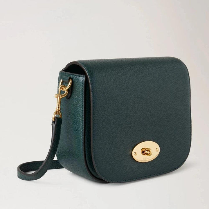 Mulberry Small Darley Satchel Mulberry Green Small Classic Grain – produktbillede 2