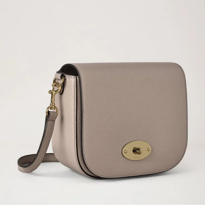 Mulberry Small Darley Satchel Small Classic Grain Cashmere Taupe – produktbillede 2