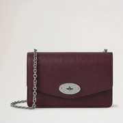 Mulberry Small Darley Small Classic Grain Black Cherry 