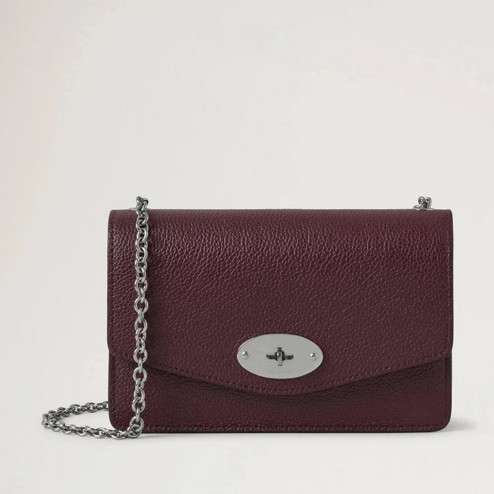 Mulberry Small Darley Small Classic Grain Black Cherry – RL7791/205K560