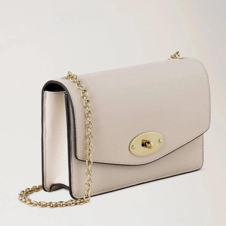 Mulberry Small Darley Small Classic Grain Chalk – produktbillede 2