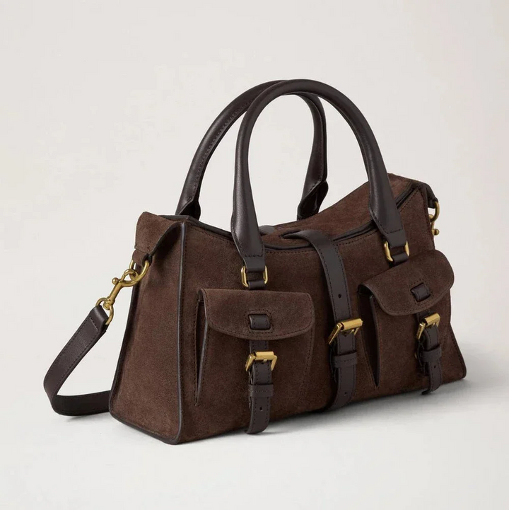 Mulberry Small Roxanne Chocolate Suede – produktbillede 2