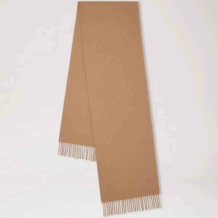 Mulberry Small Solid Merino Wool Scarf Camel – VS4318/946H150