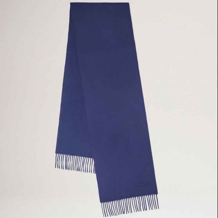 Mulberry Small Solid Merino Wool Scarf Night Sky – produktbillede 2