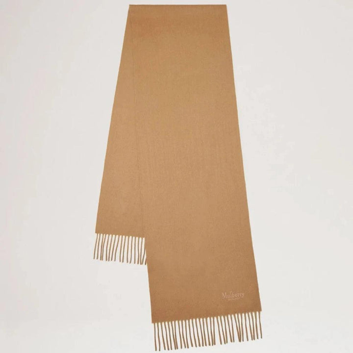 Mulberry Small Solid Merino Wool Scarf Teak – VS4318/946F180