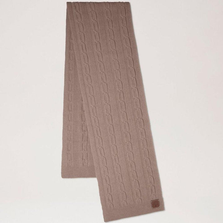 Mulberry Softie Chain Cable Knit Scarf Maple – VS4760/969E631