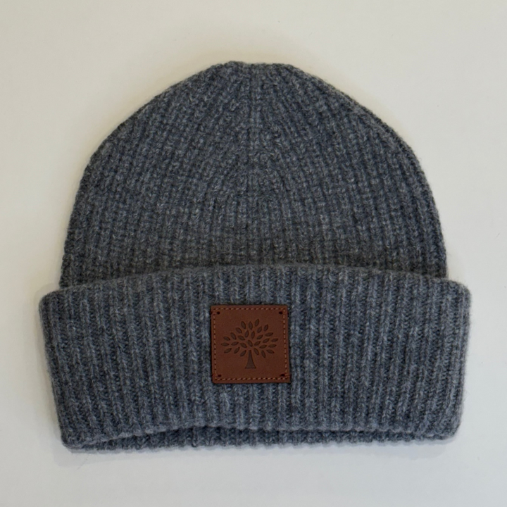 Mulberry Solid Wool Beanie Light Grey – VH4162/163C914