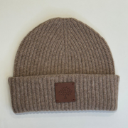 Mulberry Solid Wool Beanie Maple 