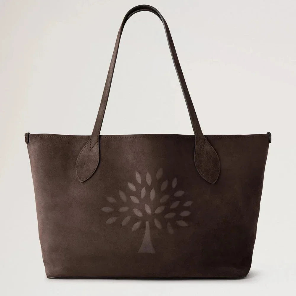 Mulberry Suede Tree Tote Chocolate Suede – HH9870/047F614