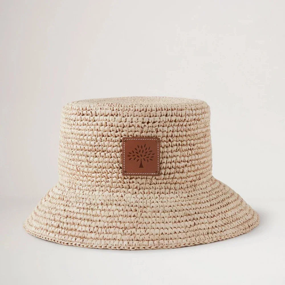 Mulberry Summer Raffia Bucket Hat / Sommerhat – VH4097/807H120-001
